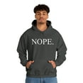 thumbnail image 5 of Nope. Funny Sarcastic Adult’s Unisex Cotton Pullover Sweatshirt Hoodie, 5 of 6