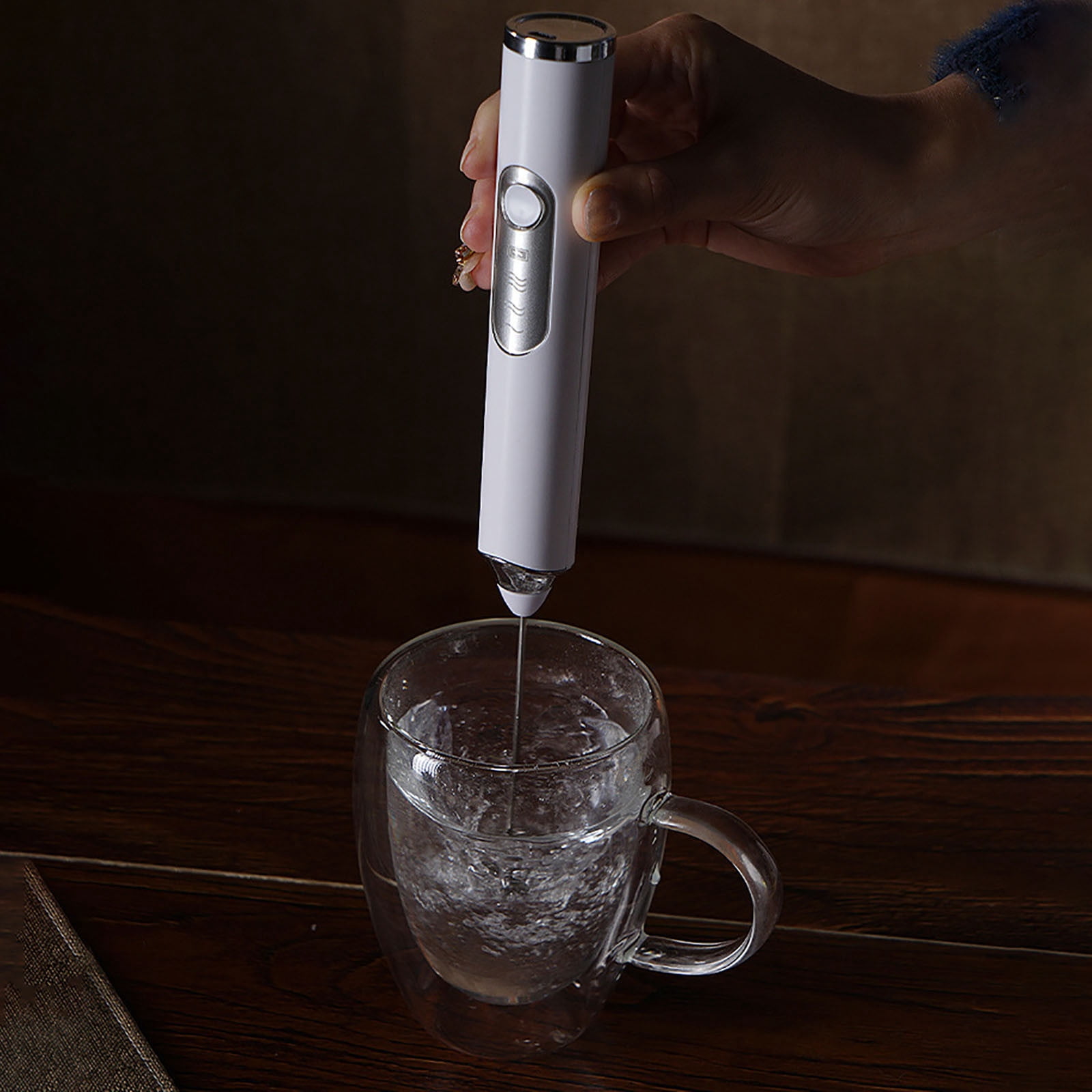 Arestory Milk Frother with USB Charger - 3 Speeds Handheld Mixers, Perfect Frother for Coffee, Matcha, Protein Shake, Milkshake, Whisk for Pancakes, Omelets, Baking, gift & more - White