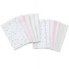 Gerber Pre-Folded Birdseye Cloth Diaper 12-Pack, Pink