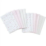 Gerber Pre-Folded Birdseye Cloth Diaper 12-Pack, Pink