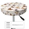 thumbnail image 2 of Uemuo Various Chicken Pattern Round Bar Stool Seat Covers Washable Stool Cushion Slipcover Elastic Bar Chair Covers-, 2 of 7