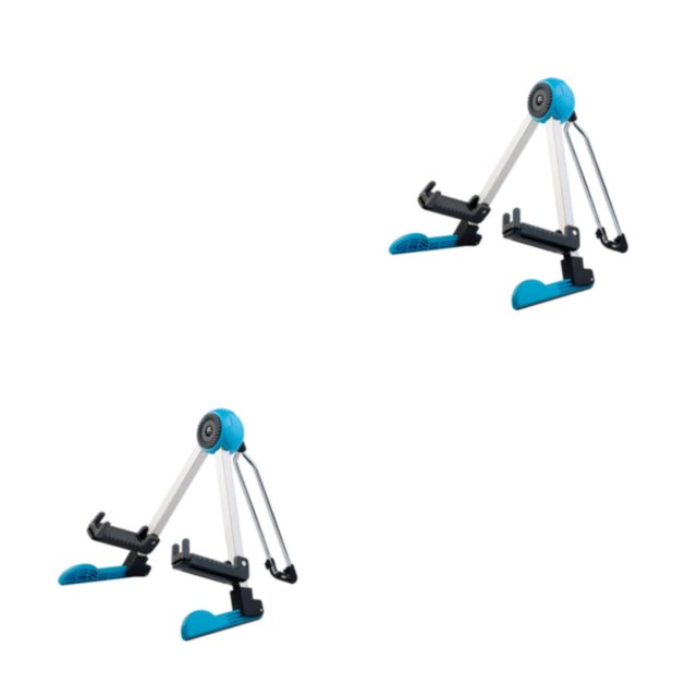 Eigraketly Soporte para guitarra de suelo, soporte para guitarra acústica plegable Universal, soporte para cuerdas musicales de bajo con marco en Type2 NO2