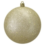 Champagne Gold Orning Holographic Glitter Ball Ball Ball 4 "(100 mm)