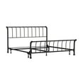 thumbnail image 6 of Hillsdale Furniture Janis Textured Black Metal Spindle Sleigh King Bed, 6 of 10