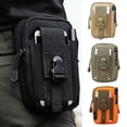 thumbnail image 1 of Hombres deportes al aire libre teléfono táctico cinturón bolsa Fanny Pack bolsa bolsillos con cremallera, 1 of 5