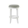 thumbnail image 2 of Alaterre Furniture Natick Backless Counter Height Wood Stool, White, 2 of 6