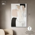 thumbnail image 5 of Geometric Harmony Canvas Earthy Abstract Art by Art Remedy, White Frame, 36" x 54", 5 of 7