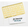 thumbnail image 5 of Traceease Lettering Template Multi-Sizes Alphabet Stencils Drafting Tools- Pack of 6 Pieces, 5 of 8
