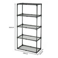 thumbnail image 5 of Leumius 5 Shelf Wire Shelving,Metal Storage Shelving Unit for 550 lbs Capacity Black,1Pcs, 5 of 7