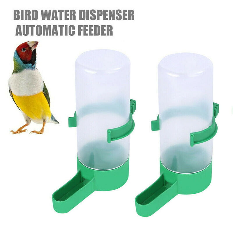 3Pcs Pet Bird Cage Water Drinker Food Feeder Waterer Clip For Aviary Cage 