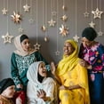 thumbnail image 5 of Cheerland Garland Twinkle Little Stars Decoration, Champagne Gold, 6.6 ft, 5 of 7