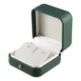 thumbnail image 4 of Unique Bargains 1Pc Earrings Box Jewelry Display Stand Earrings Organizer Case Plastic Gift Box for Wedding Green, 4 of 7