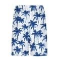thumbnail image 4 of VBTAPA Mens Hawaii Swim Trunks Lightweight Drawstring Beach Shorts Tropical Summer Board Shorts with Mesh Lining Lighten Sales of The Day Blue XXXL, 4 of 7