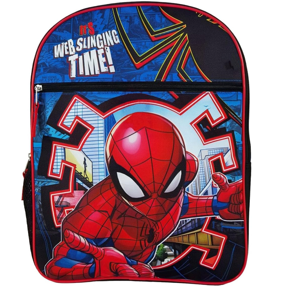 Marvel Spider-Man Web Slinging Time Kids 16" Backpack ages 3