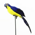 thumbnail image 3 of Moocorvic Colorful Fake Parrots Artificial Birds Model Outdoor Home Garden Tree Decor, 3 of 3