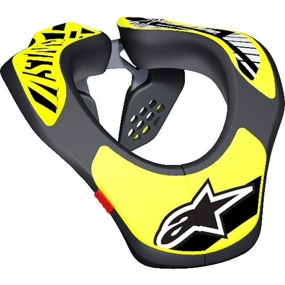 Alpinestars 6540118-155  6540118-155; Youth Neck Support Black / Yellow