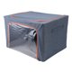 thumbnail image 5 of Contenedor De Almacenamiento De Ropa, Contenedor De Almacenamiento De Mantas De Tela Plegable Con Ventana Transparente Y Marco De Acero Inoxidable Para Organización De, 5 of 7
