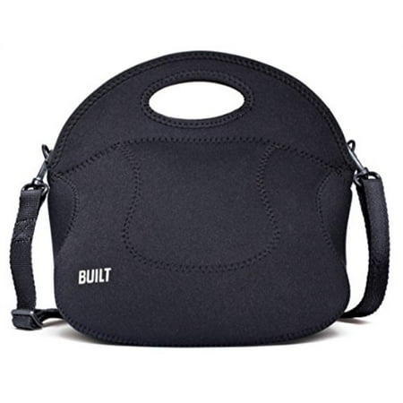 Spicy Corn Relish - BUILT NY Spicy Relish Neoprene Lunch Bag with Adjustable Crossbody Strap, Black