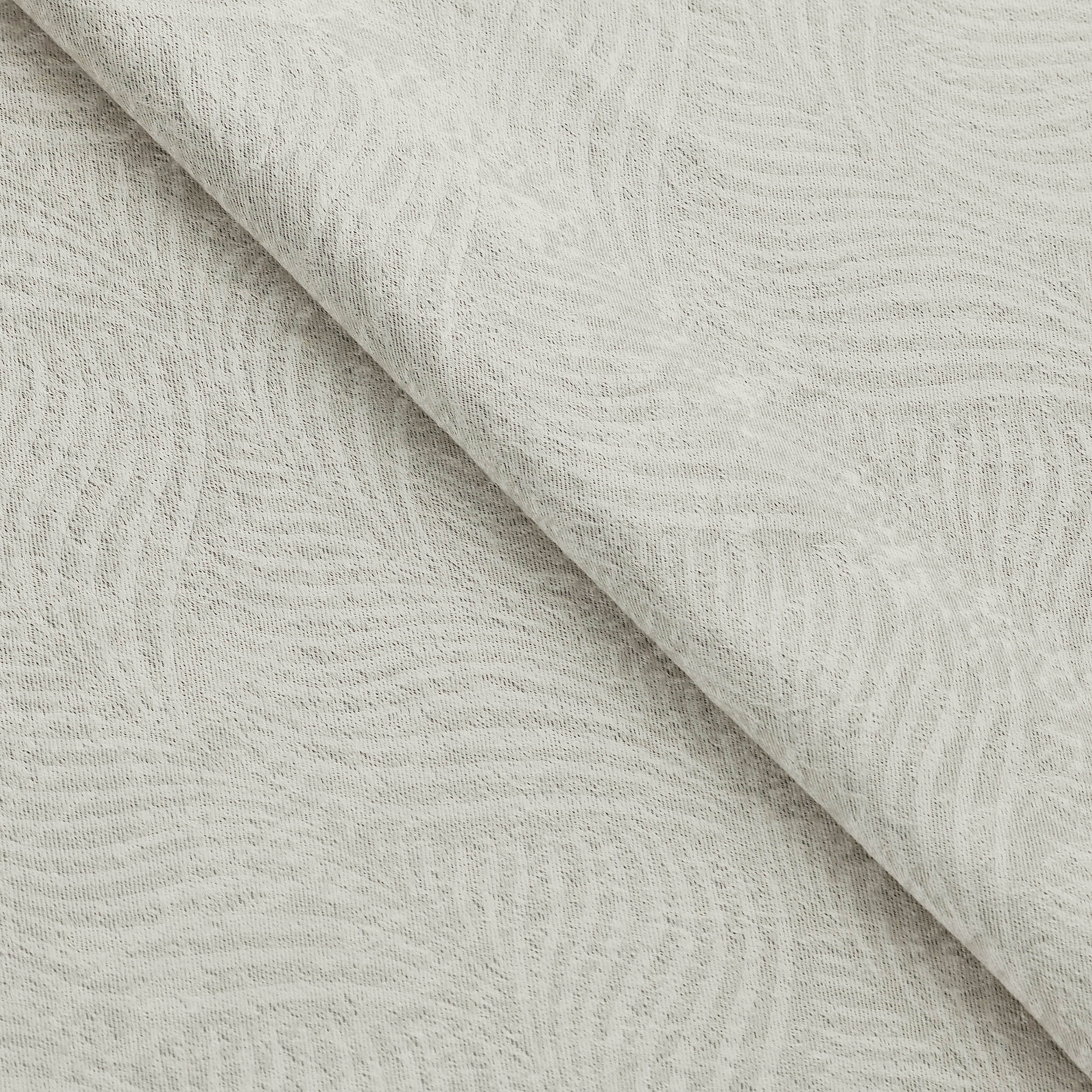 Superior Wave Blackout Grommet Curtains Panel Set, Ivory, 42" x 84"