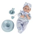 thumbnail image 4 of Real Baby Dolls 16 Inch Realistic Soft Baby Dolls Silicone Full Body with Bowl Pacifier Accessories Gift Set for Toddler Baby 18 Month +, 4 of 5