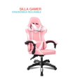 thumbnail image 1 of Silla Gamer Ergonomica Titano Reclinable Rosa 6.49 pulg. TT-SGSRP, 1 of 7