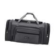 thumbnail image 2 of Bolsa de viaje para almacenamiento de equipaje, bolsa de lona ligera para gimnasio, vacaciones, viajes deportivos Gris, 2 of 9
