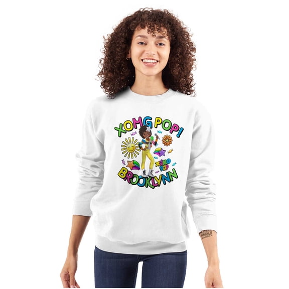 XOMG POP Brooklynn Star Power Cartoon Women Plus Size Sweatshirt Brisco Brands 2X