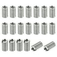 thumbnail image 1 of Unique Bargains Adaptateurs de Filetage Manchon Réducteur Écrou 20 Pcs M6x1 Mâle à M4x0.7 Femelle Réparation Insert Écrou 10mm, 1 of 7