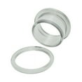 thumbnail image 2 of Pair of Clear Acrylic Ear Plugs Eyelet Tunnel - 8 Gauge to 3/4 Inch, 2 of 3