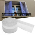 thumbnail image 3 of Tira de sellado autoadhesiva transparente para puertas y ventanas, aislante acústico y antipolvo, de 5 m (45 mm), 3 of 9