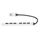 thumbnail image 2 of Hub USB de 7 puertos Aleación de aluminio 5 Gbps 1 USB3.0 6 USB2.0 Hub USB multipuerto de diseño simple Divisor, 2 of 10