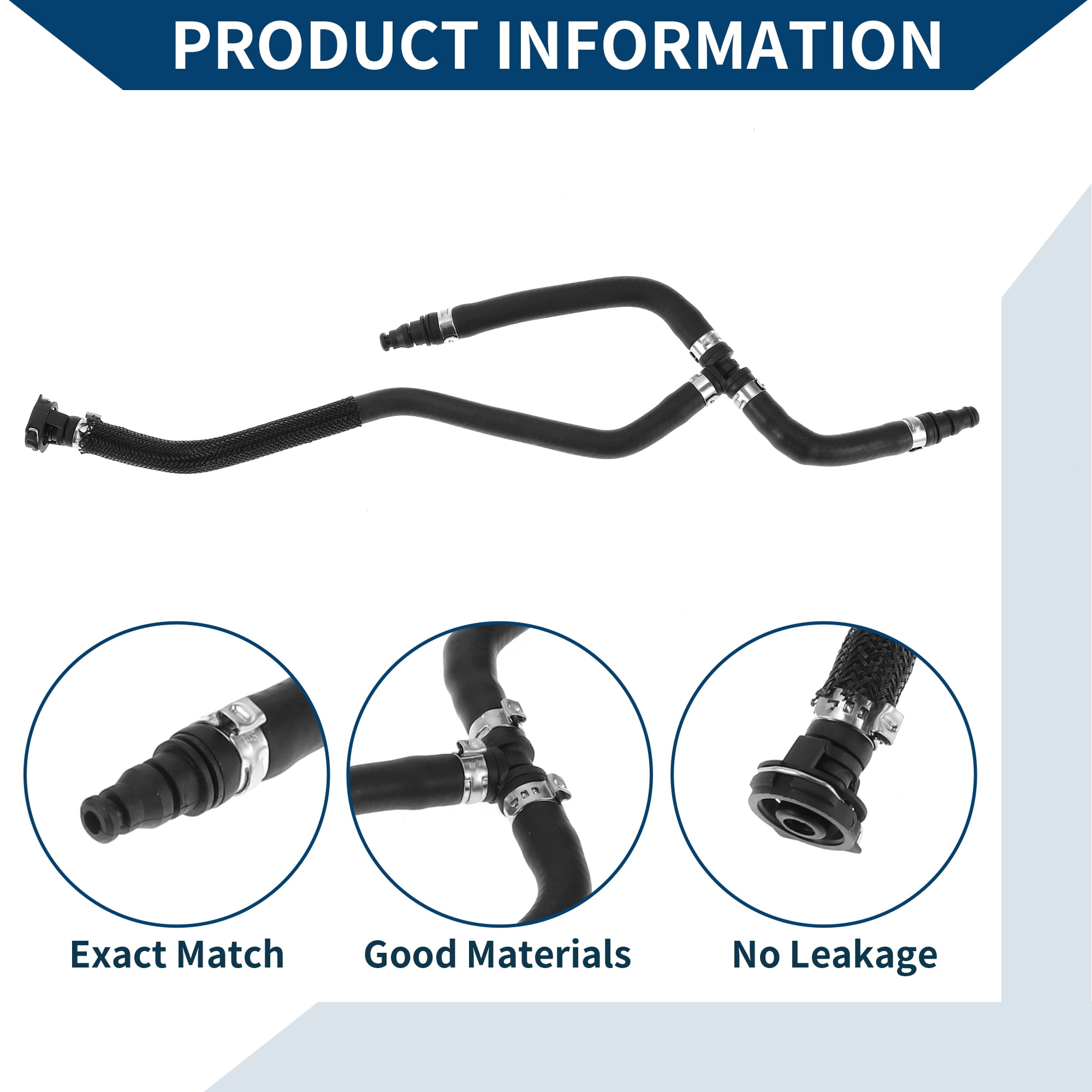 Unique Bargains Radiator Hose for Mercedes-Benz C-Class C180 2013-2024 Engine Vent Pipe