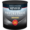 Minwax Water-Based Oil-Modified Polyurethane, Semi-Gloss, Clear, 1/2 Pint