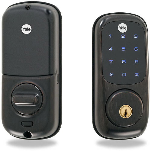 Fully Motorized with Z-Wave Technology Oil-Rubbed Bronze Yale Real Living Security YRD220-ZW0BP Electronic Touch Screen Deadbolt