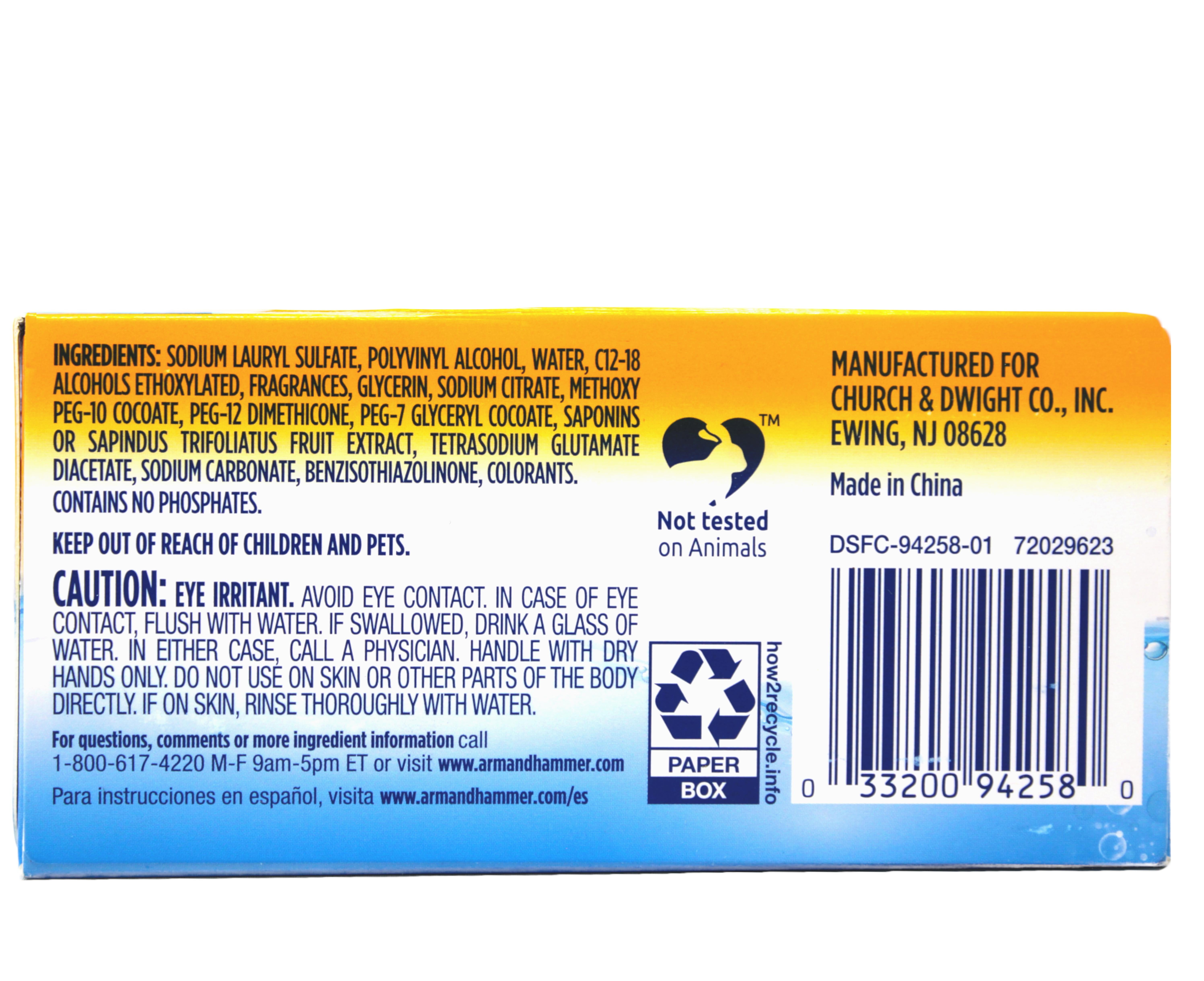 3 Pack - ARM & HAMMER Power Sheets Laundry Detergent, Fresh Breeze 60 ct, up to 120 small loads