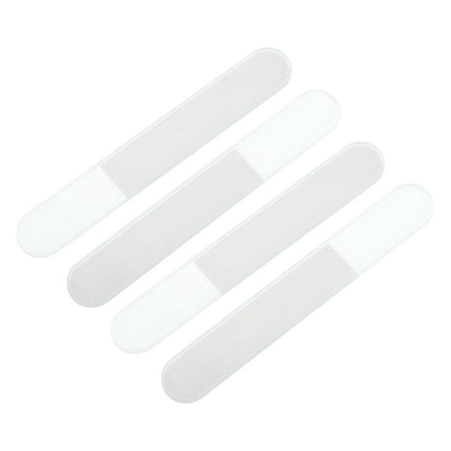 Unique Bargains 4 Pcs Round Head Multifunctional Nail File Manicure Tool Clear
