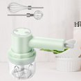 thumbnail image 6 of Fridja 3 In 1 Food Chopper & Hand Mixer, Handheld Whisk Electric Household Small Baking Wireless Charging Stirring Machine, 6 of 7