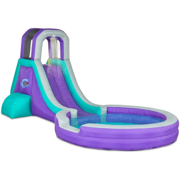 Sunny & Fun Inflatable Water Slide & Blow up Pool, Child Water Park for