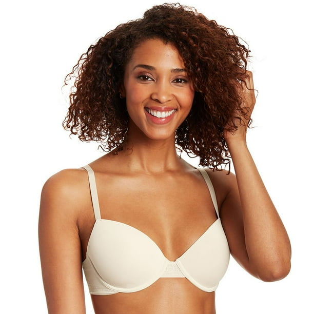 Maidenform Womens Comfort Devotion Ultimate No Show Underwire Bra, 32D,  Pearl 