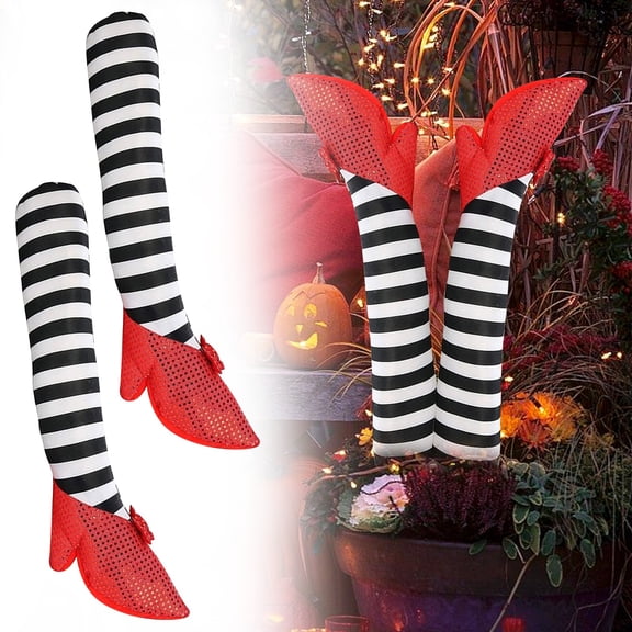 Clearance Event & Party under $10,Halloween Decoration Evil Witch Thighs Heterosexual Funny Beauty Legs