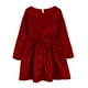 thumbnail image 4 of Vestido de fiesta plisado brillante de manga larga para niños, 4 of 9