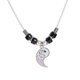 thumbnail image 2 of 2 Pieces Yin Yang Friend Pendant Necklace Dragon Matching Unique Taichi Fish Couple Necklace Cord Bff Friendship Bestie, 2 of 4