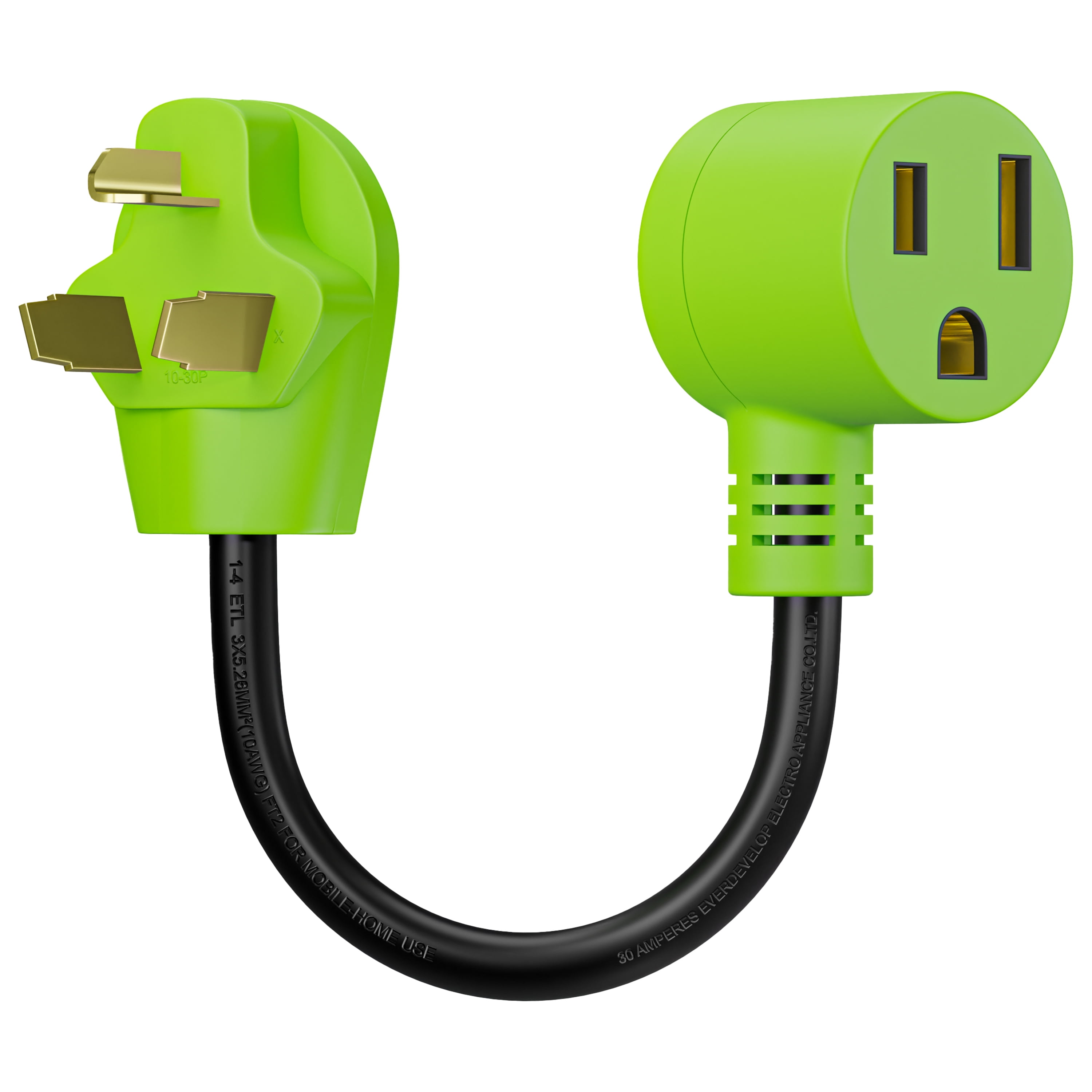 Leisure Cords Welder Adapter, Dryer 30 Amp to Welder 50 Amp Adapter