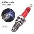 thumbnail image 4 of 10 Pcs 3-Electrode Spark Plug D8TC for 125Cc 150Cc 200Cc 250Cc Scooter ATV Quads, 4 of 4
