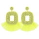 thumbnail image 2 of Pendientes colgantes con borlas de moda para mujer, pendientes de cuentas hechos a mano para boda, E1141 verde AB, 2 of 5