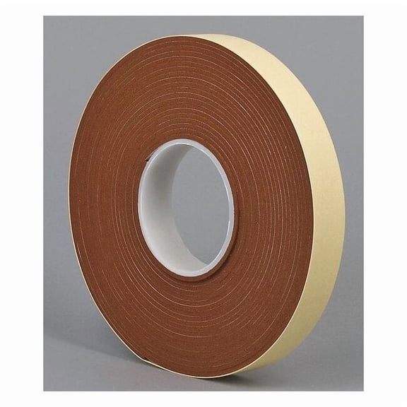 Tapecase Foam Tape, Orange, 10 yd L, 1 in W 15D299