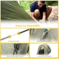 thumbnail image 6 of Pickup Truck Bed Tent for 6.2-6.8 FT Truck Bed, PU 2000mm Double Layer Waterproof & Windproof Tent for 2 Person, Portable Truck Tent for Outdoor Camping, Green Orange, 6 of 11