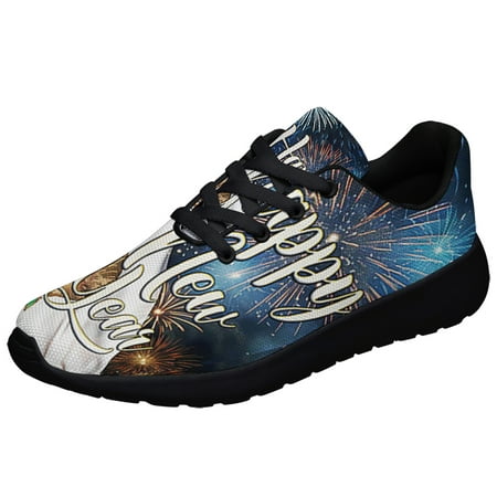 

Happy New Year California Shoes Sneakers Black Size 10