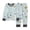 00-Light Blue1980, variant on Byoo Toddler Boy's Soft Pajama Set Long Sleeve Cow Graphic Nightwear Set