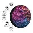thumbnail image 4 of KLL Heart Confetti on Glitter Pattern 14-17 inch Spare Tire Cover Universal Wheel Protector for Truck SUV Trailer Camping Rv Tire Covers-17 inch, 4 of 6